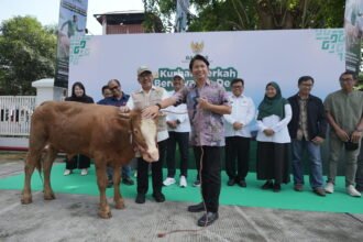BAZNAS Salurkan Hewan Kurban untuk Media Garuda TV melalui Program “Kurban Berkah Berdayakan Desa”