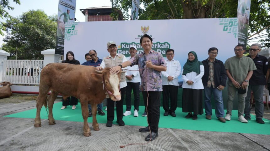 BAZNAS Salurkan Hewan Kurban untuk Media Garuda TV melalui Program “Kurban Berkah Berdayakan Desa”