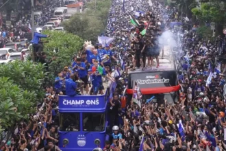 Konvoi Juara Hattrick Persib Akan Melintasi Jantung Kota Kembang