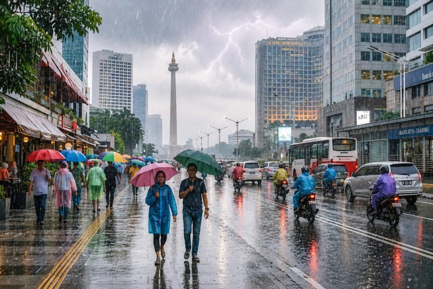 Prakiraan Cuaca Jakarta, 19 Mei 2026 Waspada Hujan dan Petir Sore Hari