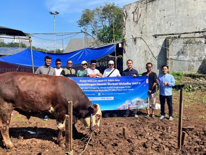 Momentum Iduladha 1447 H, Patra Jasa dan Unit Hotels & Resorts Salurkan 2.654 Paket Daging Kurban