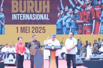 Prabowo: Saya Jadi Presiden Berkat Dukungan Buruh, Petani, dan Nelayan