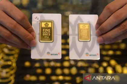 Sempat Lompat Tinggi, Harga Emas Antam Hari Ini Anjlok Lagi di Level Rp2,79 Juta