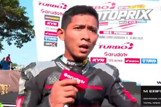 Panas Membara di Surabaya, M. Erfin Rajai Race 2 MP1 Expert Motoprix 2026