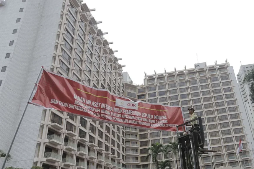 Eksekusi Hotel Sultan Dimulai, PPKGBK Tagih Tunggakan Royalti Puluhan Tahun