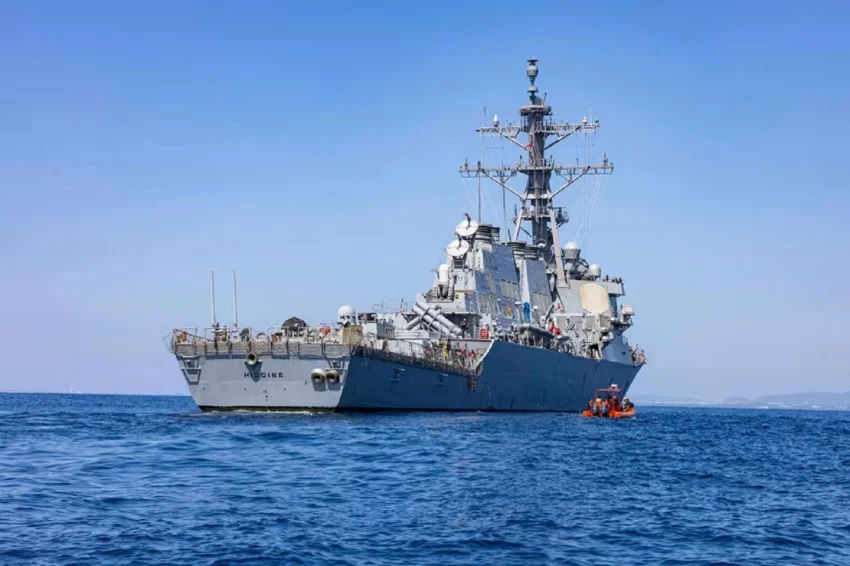 Kapal Perang AS USS Higgins Mendadak Mati Total di Laut Indo-Pasifik