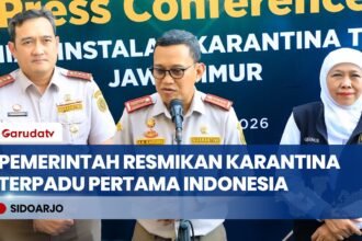 Pemerintah Resmikan Instalasi Karantina Terpadu