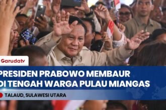 Momen Haru di Ujung Indonesia! Presiden Prabowo Nyanyi & Menari Bareng Warga Pulau Miangas