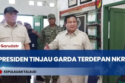 Presiden Prabowo Sapa Prajurit Penjaga Perbatasan di Miangas