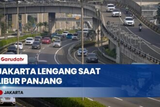 Suasana Langka! Sudirman-Thamrin Sepi, Warga Puas Nikmati Jakarta Tanpa Macet.