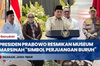 Presiden Prabowo Kunjungi Museum Marsinah Dan Lihat Diorama Perjuangan Buruh