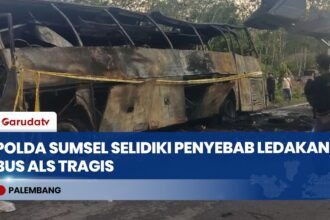 Polda Sumatera Selatan Duga Titik Api Bus ALS Berasal dari Tangki Minyak Truk