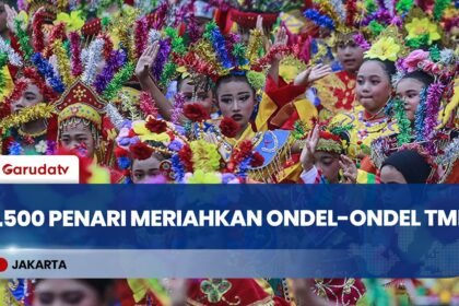 Ribuan Penari Semarakkan Tari Ondel Ondel Betawi TMII
