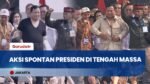 Presiden Prabowo Berinteraksi Langsung dengan Buruh Usai Pidato May Day