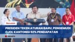 Presiden Prabowo Teken Perpres Perlindungan Pekerja Transportasi Online