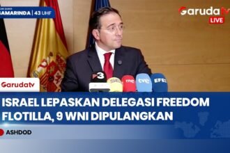 Israel Bebaskan 9 WNI Relawan Gaza, Dipulangkan via Turki
