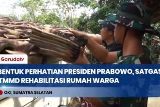 TMMD ke-128 Rehab Lima Rumah Warga di Ogan Komering Ilir