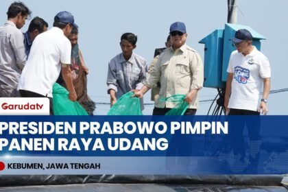 PRESIDEN PRABOWO PANEN RAYA DI KEBUMEN! Tambak Modern Bikin Ekonomi Warga Melonjak