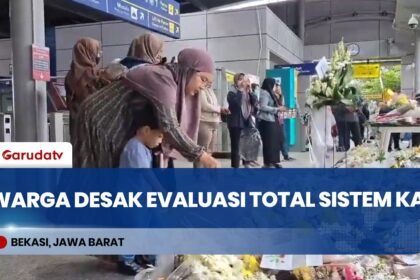 Suasana Duka Warnai Stasiun Bekasi Timur Usai Kecelakaan Kereta