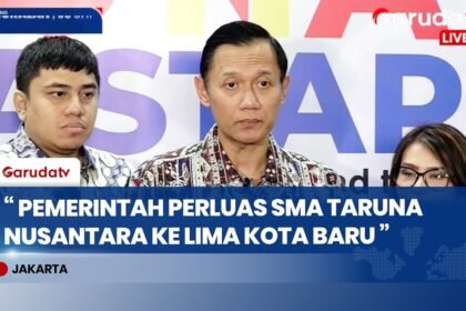 Menko AHY Sebut Ekspansi SMA Taruna Nusantara Bukti Keseriusan Pemerintah Cetak SDM Unggul