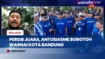 Ribuan Bobotoh Padati Gedung Sate Sambut Konvoi Persib Juara