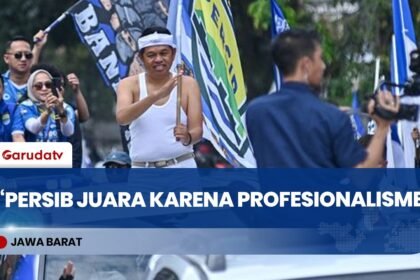 Gubernur Jawa Barat Dedi Mulyadi Ikut Konvoi Perayaan Persib Juara