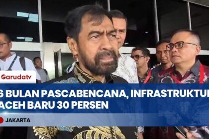 Enam Bulan Pascabencana, Muzakir Manaf Akui Kondisi Infrastruktur Aceh Masih Parah