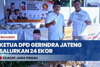 Ketua DPD Sudaryono Salurkan Puluhan Hewan Kurban ke Cilacap!