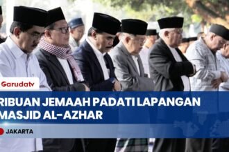Dipimpin Din Syamsuddin! Suasana Salat Idul Adha 1447 H di Masjid Agung Al-Azhar Jakarta