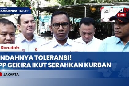 Sayap Partai Kristiani Gerindra (PP Gekira) Serahkan Hewan Kurban di Hari Raya Idul Adha