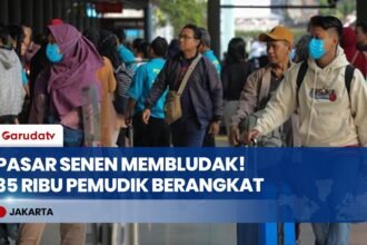 Pasar Senen Membludak! 35 Ribu Pemudik Serbu Kereta Api Jelang Libur Panjang Idul Adha 2026