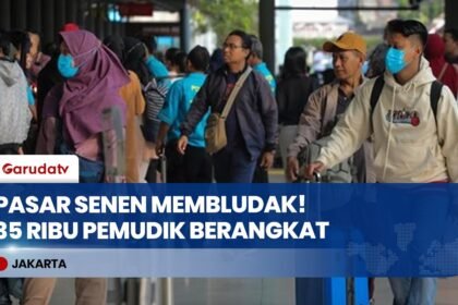 Pasar Senen Membludak! 35 Ribu Pemudik Serbu Kereta Api Jelang Libur Panjang Idul Adha 2026