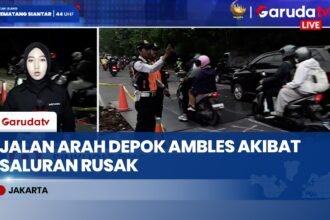 Jalan Ambles Picu Kemacetan, Dinas SDA Lakukan Penanganan Darurat