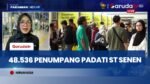 Arus Balik Idul Adha, 48 Ribu Penumpang Padati Stasiun Pasar Senen