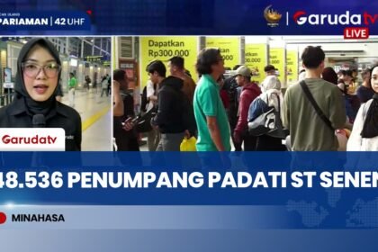 Arus Balik Idul Adha, 48 Ribu Penumpang Padati Stasiun Pasar Senen