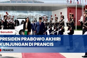 Presiden Prabowo Akhiri Kunjungan di Paris, Dapat Penghormatan Spesial Militer Prancis