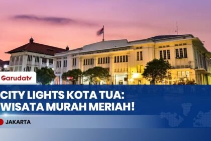 Seru Banget! Vibes Malam Minggu di Kota Tua Jakarta, Naik Ontel Keliling Bangunan Ikonik!
