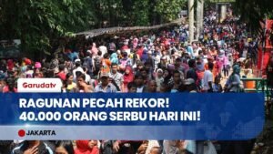 TEMBUS 40 RIBU ORANG! Ragunan Diserbu Pengunjung Libur May Day, Area Gajah & Jerapah Paling Padat