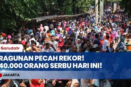 TEMBUS 40 RIBU ORANG! Ragunan Diserbu Pengunjung Libur May Day, Area Gajah & Jerapah Paling Padat
