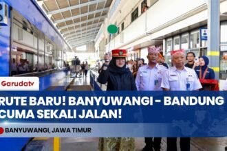 FULL SENYUM! KA Sangkuriang Resmi Meluncur, Kini Banyuwangi ke Bandung Bisa Langsung Tanpa Transit