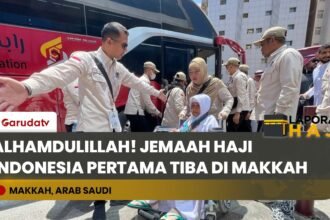 SUASANA HARU! Jemaah Haji Indonesia Kloter Pertama Tiba di Makkah, Siap Jalani Umrah Wajib!