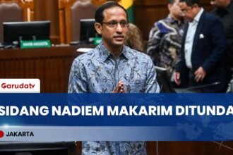 Sidang Dugaan Korupsi Chromebook dengan Terdakwa Nadiem Makarim Kembali Ditunda