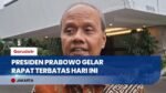 GERCEP! Usai May Day, Presiden Prabowo Langsung Ratas di Istana Bareng Dirut Pindad & Menteri Dikti!
