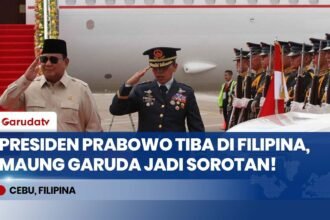 GAGAH! Presiden Prabowo Tiba di Filipina Bawa Maung Garuda untuk KTT ASEAN ke-48