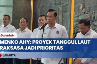 SOLUSI ANTI TENGGELAM! Menko AHY Tegaskan Proyek Giant Sea Wall Jadi Prioritas Utama Prabowo
