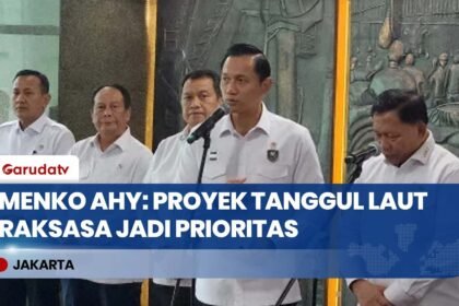 SOLUSI ANTI TENGGELAM! Menko AHY Tegaskan Proyek Giant Sea Wall Jadi Prioritas Utama Prabowo