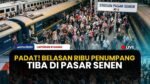 Puncak Arus Balik Long Weekend! Stasiun Pasar Senen Diserbu Belasan Ribu Penumpang Hari Ini
