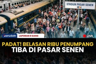 Puncak Arus Balik Long Weekend! Stasiun Pasar Senen Diserbu Belasan Ribu Penumpang Hari Ini