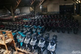 Penampakan 1.494 Motor Bodong di Gudang Jaksel, Nyaris Terbang ke Togo dan Tahiti