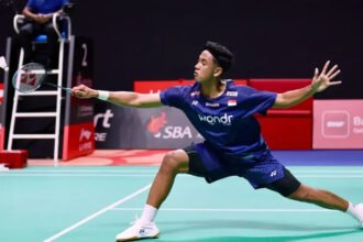 Alwi Farhan dan Sabar/Reza jadi harapan Indonesia setelah sukses menembus babak 16 besar Singapore Open 2026.